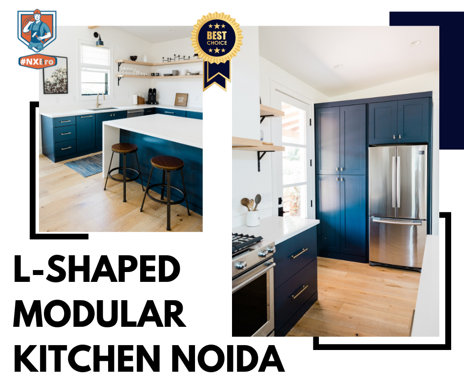 L-Shaped Modular Kitchen Noida
