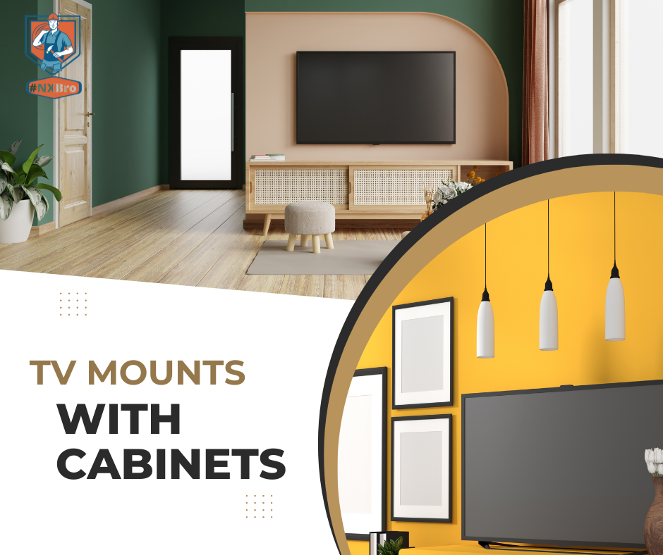 TV Mounts with Cabinets
