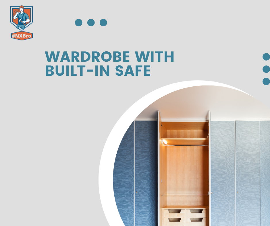 Wardrobe with Built-in Safe
