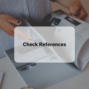 Check References